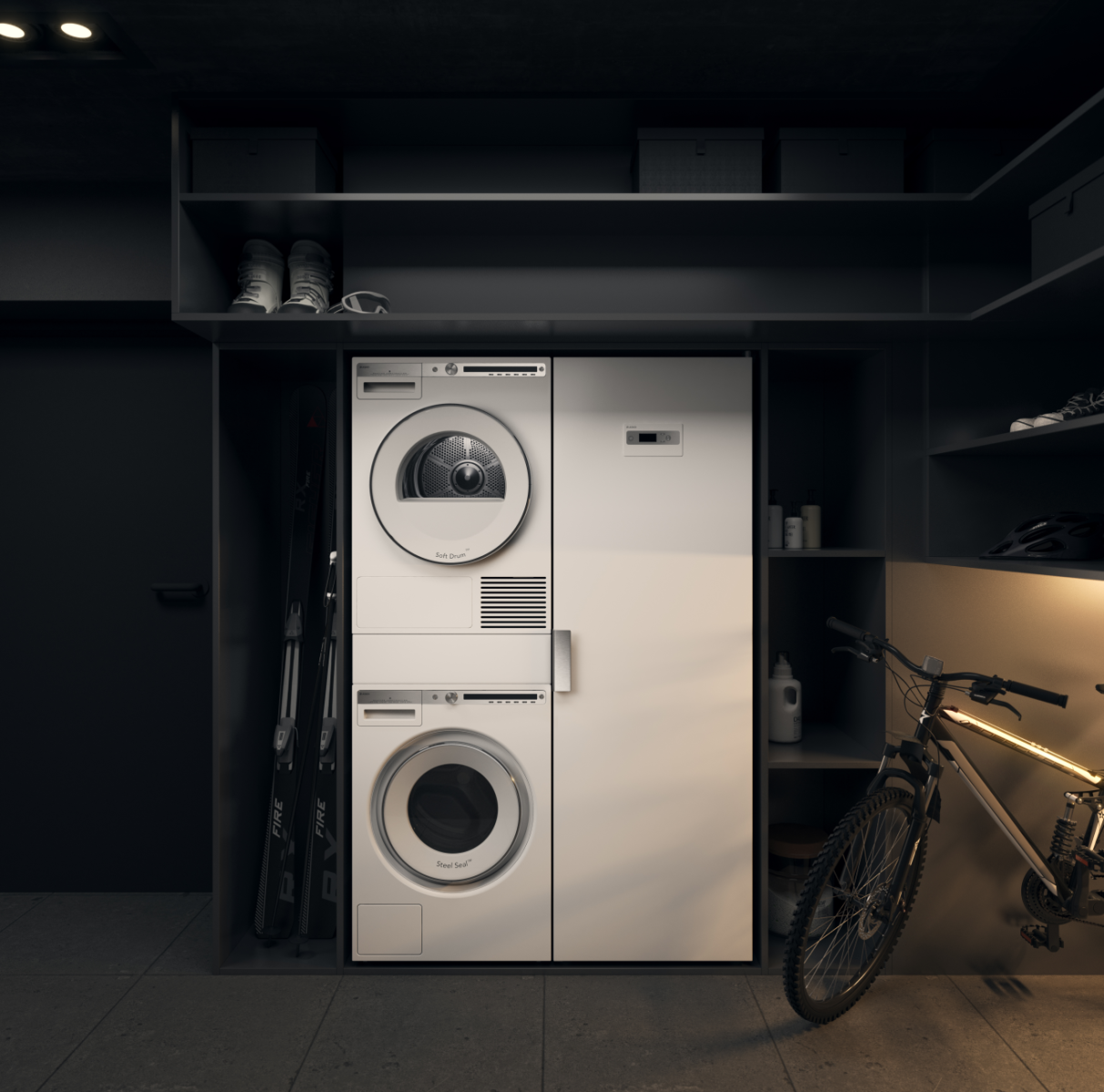 картинка Сушильный шкаф Asko DC7784V.W  картинка Сушильный шкаф Asko DC7784V.W
