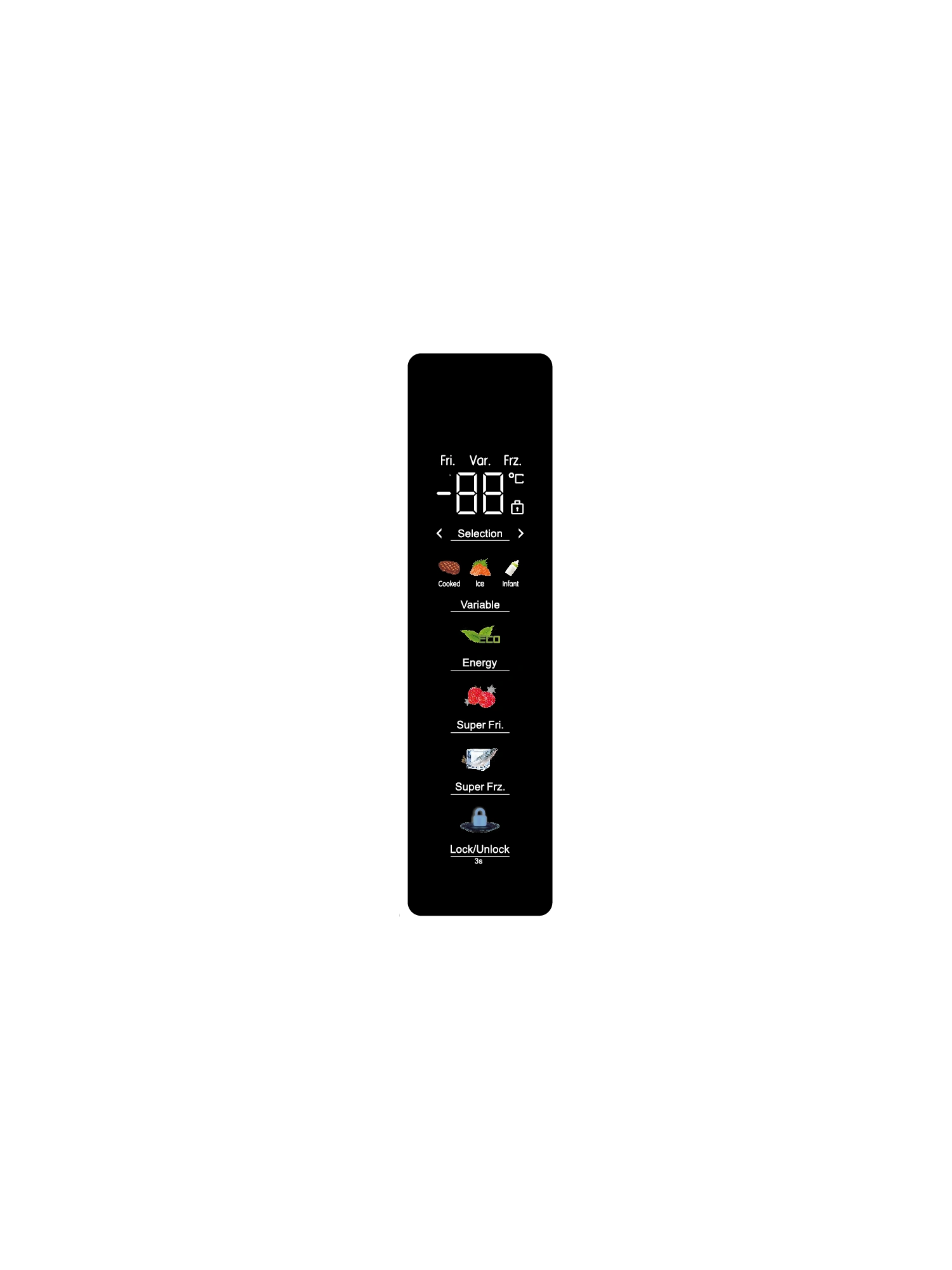 картинка Полувстраиваемый холодильник Nord i-RFQ 550 B 