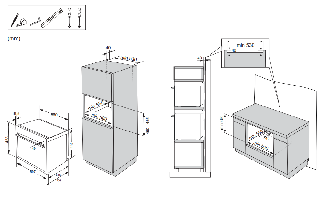 картинка Электрический духовой шкаф с функцией СВЧ Asko OCM64GSH графит 