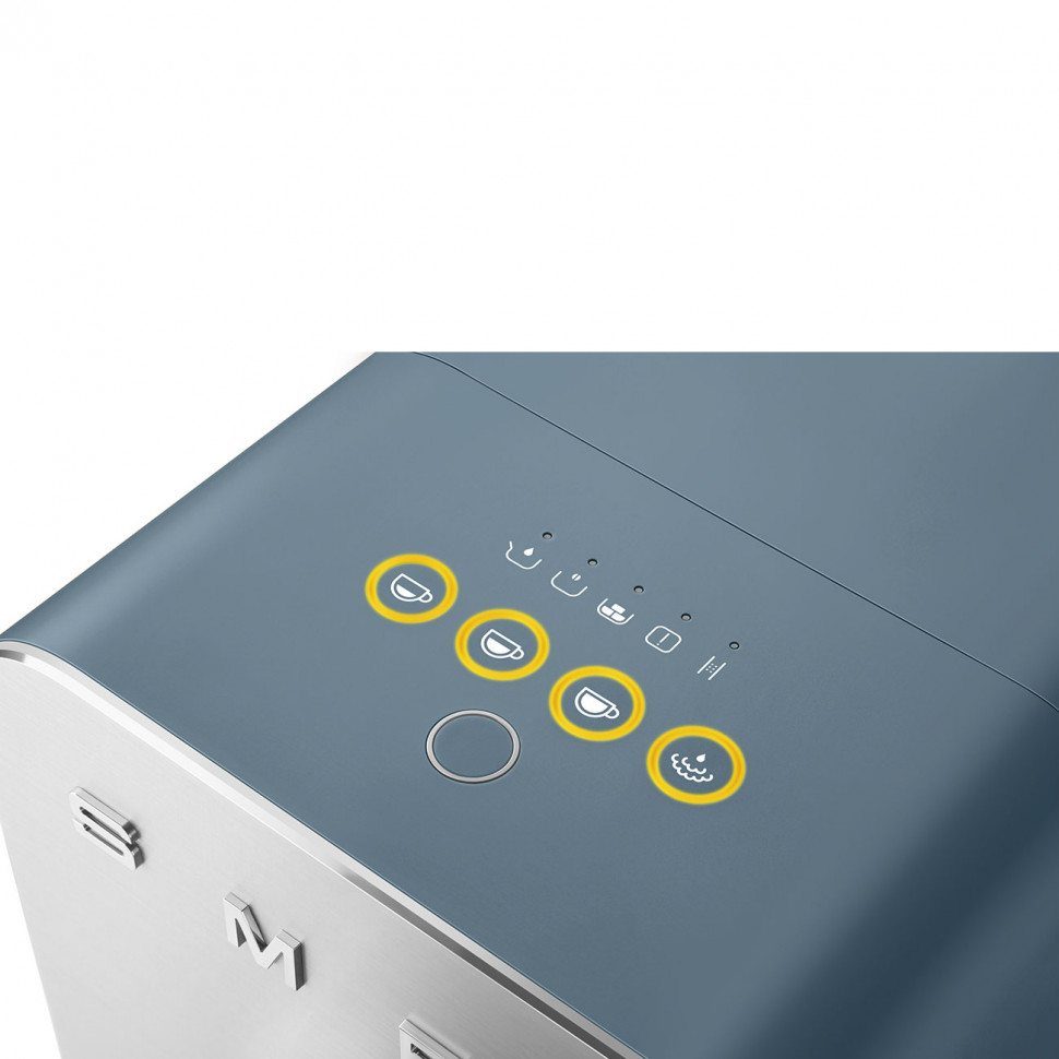 картинка Кофемашина Smeg BCC12SBMEU синий шторм матовый  картинка Кофемашина Smeg BCC12SBMEU синий шторм матовый