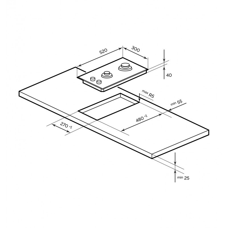 картинка Варочная панель Lex GVS 321 IX 