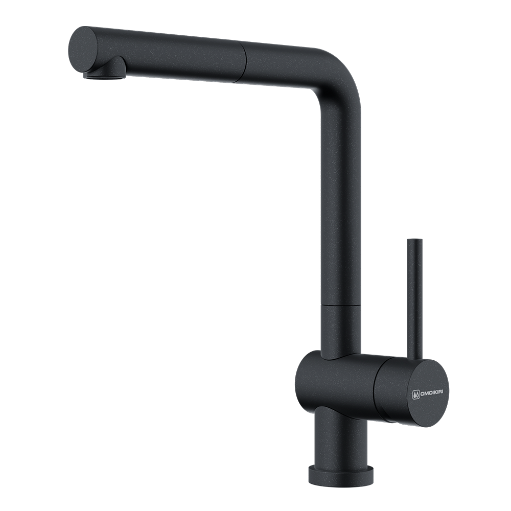 картинка Смеситель Omoikiri AKASHI-S BL черный 