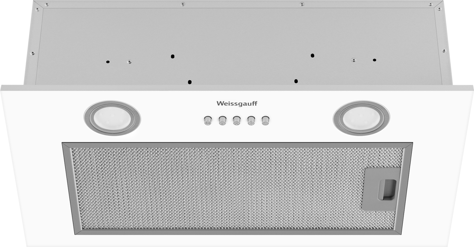 картинка Кухонная вытяжка Weissgauff Box 600 PB WH 