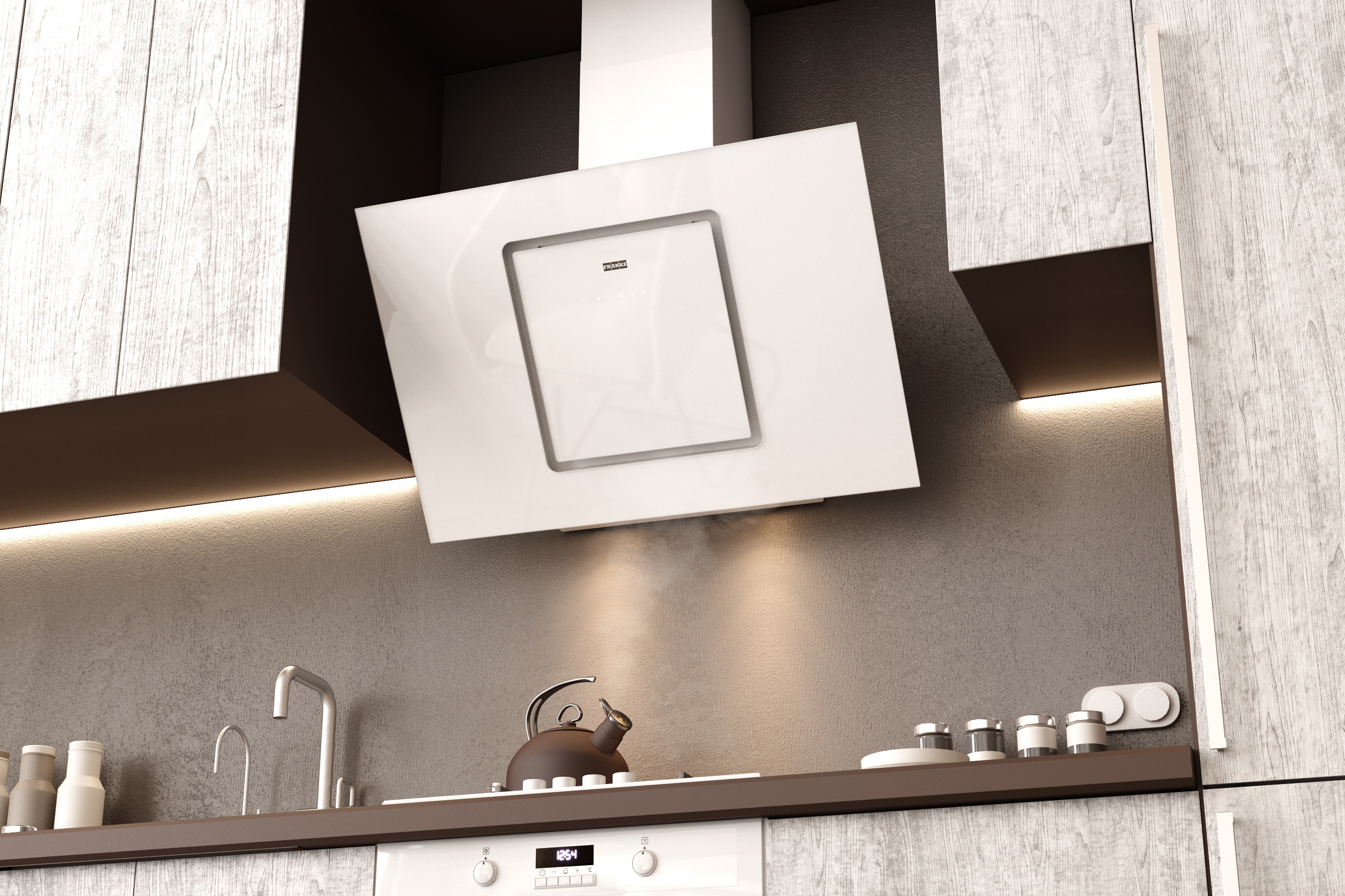 картинка Кухонная вытяжка Franke MELODY 90 WH 