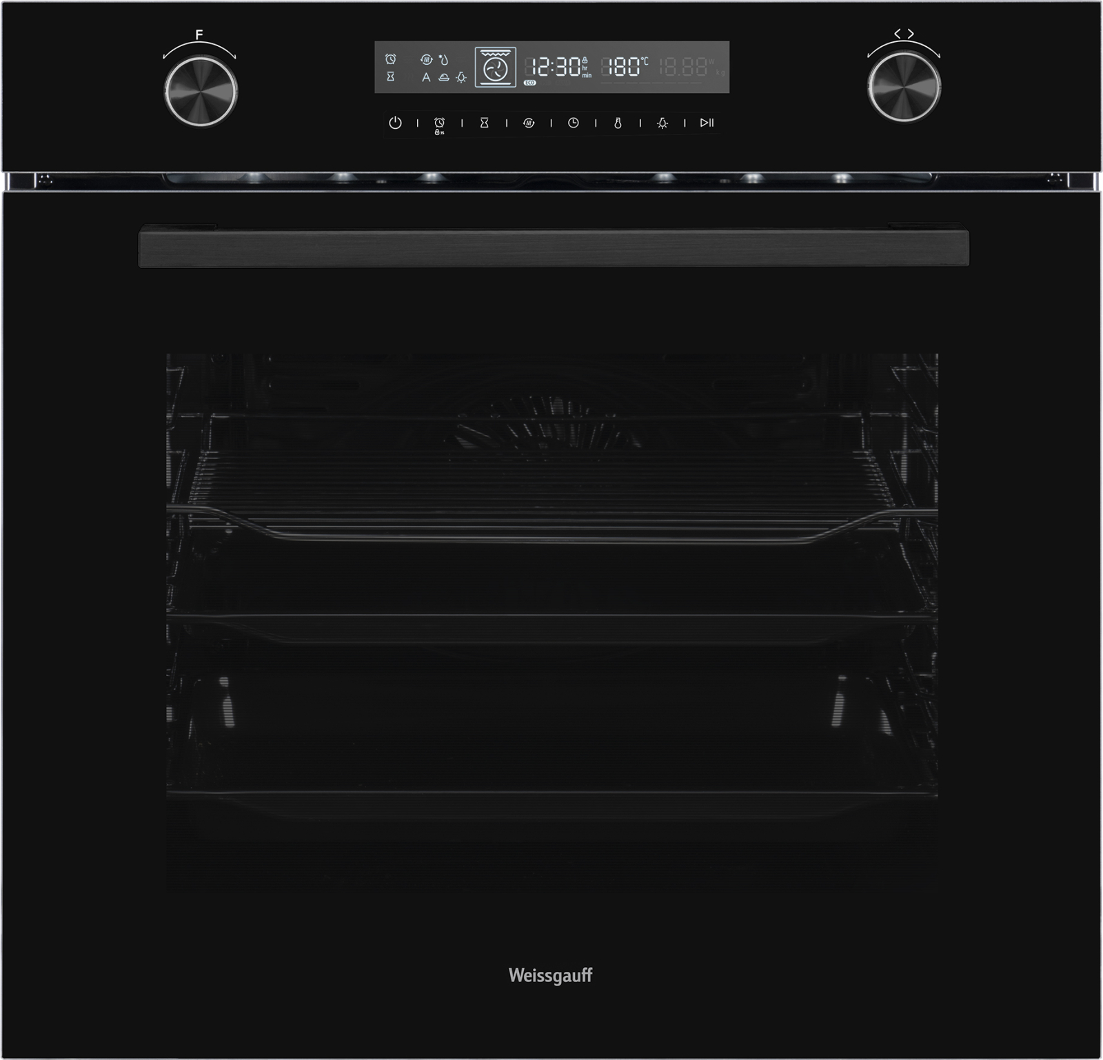 картинка Электрический духовой шкаф Weissgauff EOM 751 PDB Black Edition 