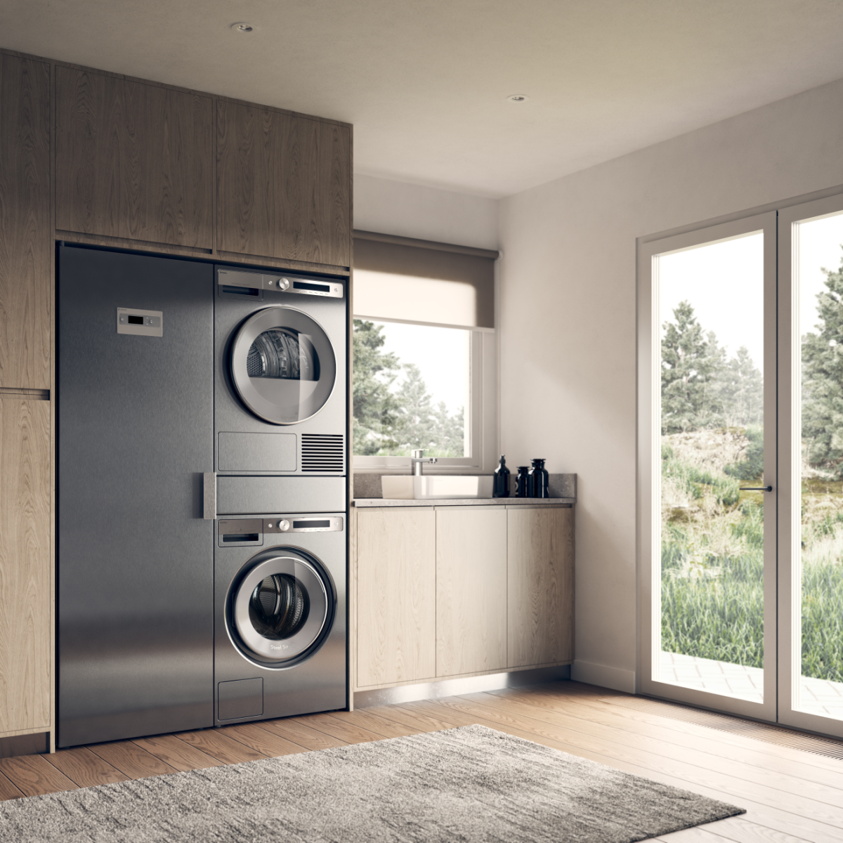 картинка Bыдвижная полка с корзиной ASKO HDB1153S  картинка Bыдвижная полка с корзиной ASKO HDB1153S