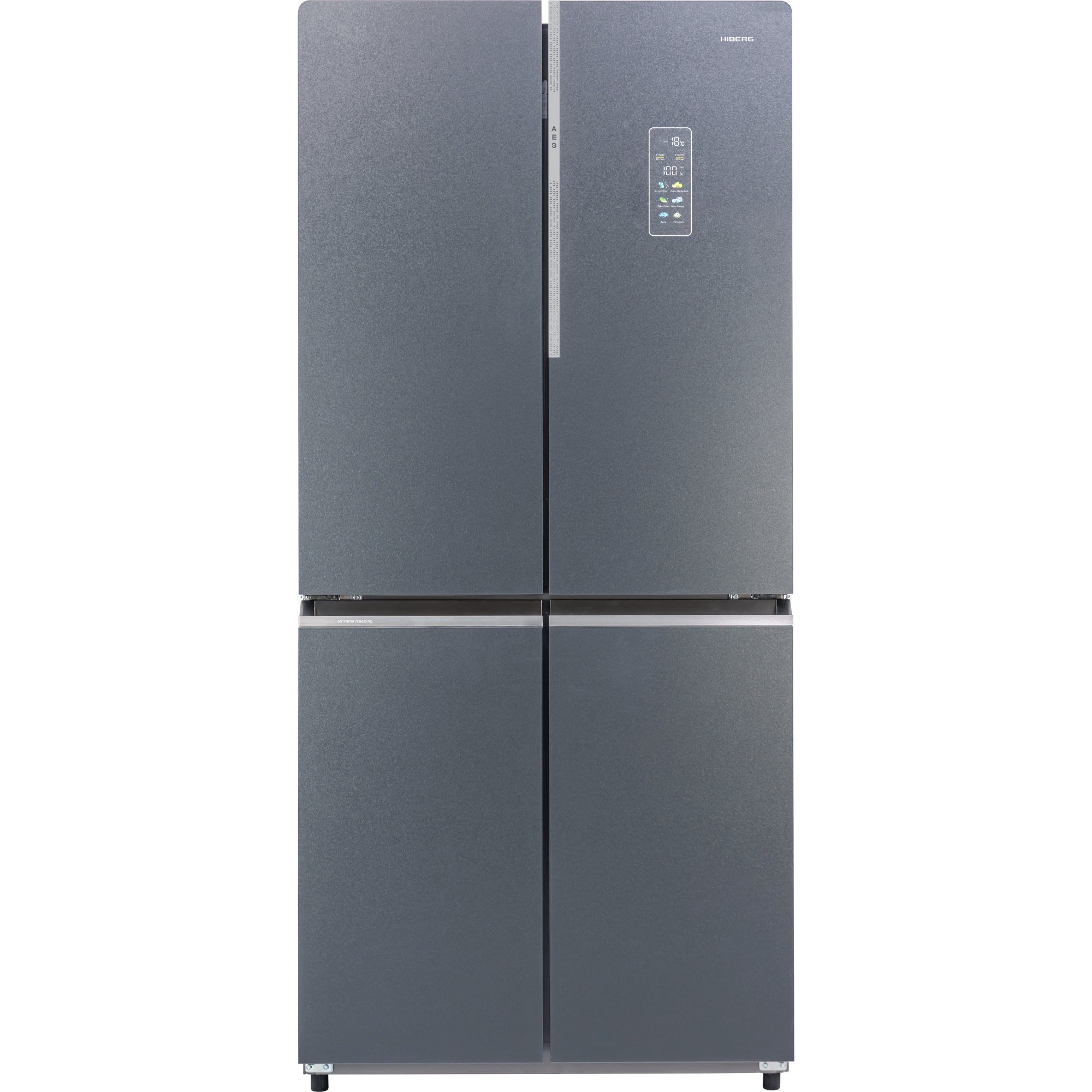 картинка Отдельностоящий холодильник Hiberg RFQ-590G GT inverter  картинка Отдельностоящий холодильник Hiberg RFQ-590G GT inverter