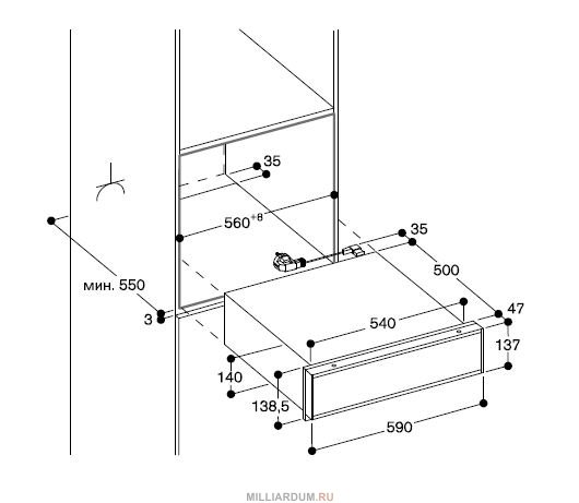 картинка Ящик для вакуумирования Gaggenau DV461100 антрацит 