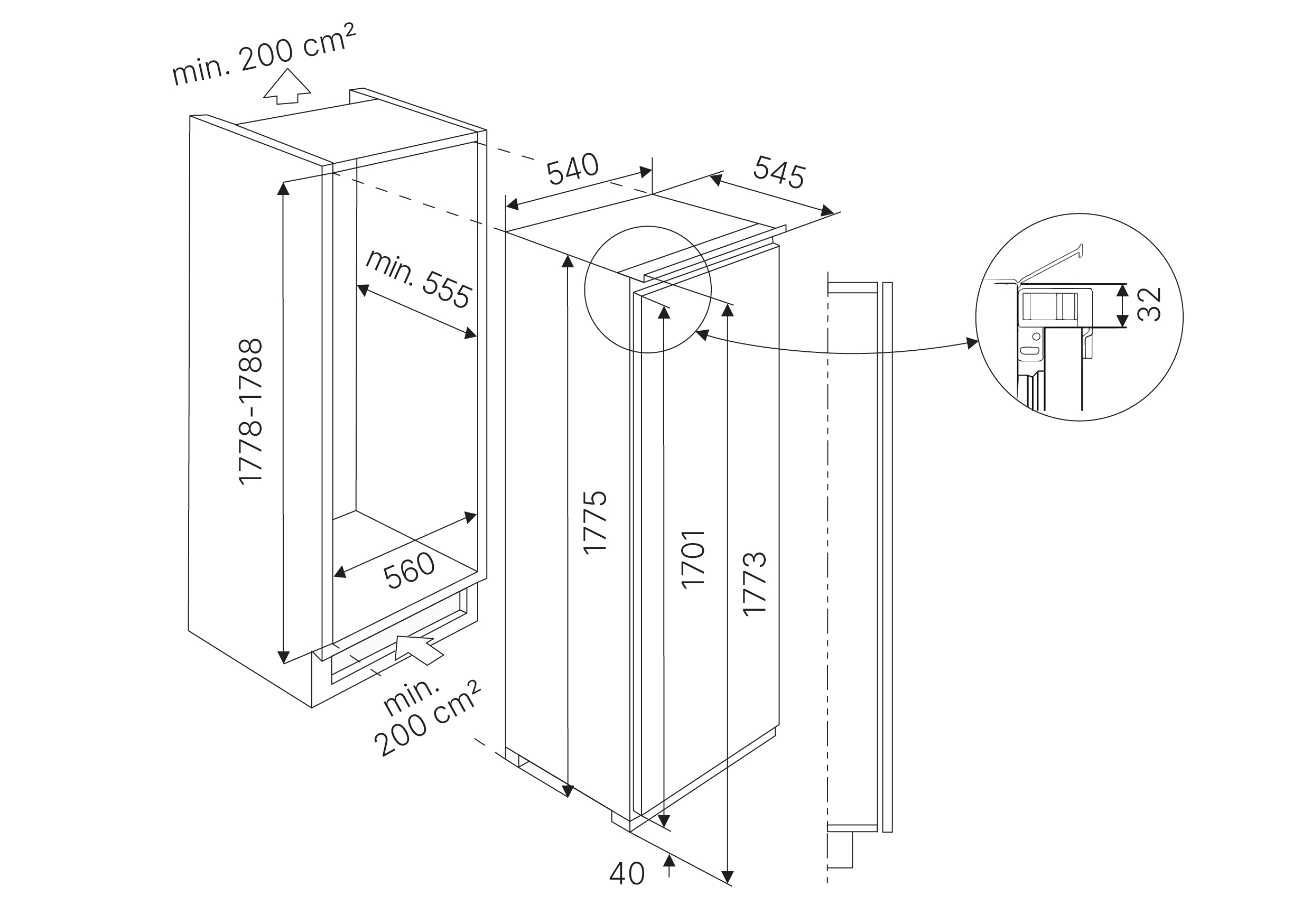 картинка Морозильная камера вертикальная Kuppersbusch FG 8840.1i 