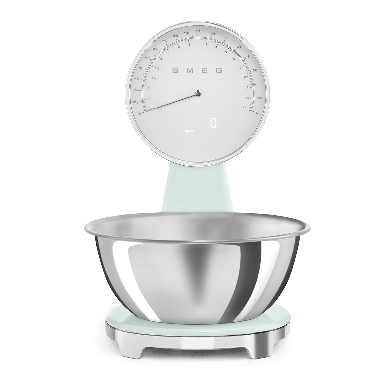 картинка Кухонные весы Smeg KSF01PBWW  картинка Кухонные весы Smeg KSF01PBWW