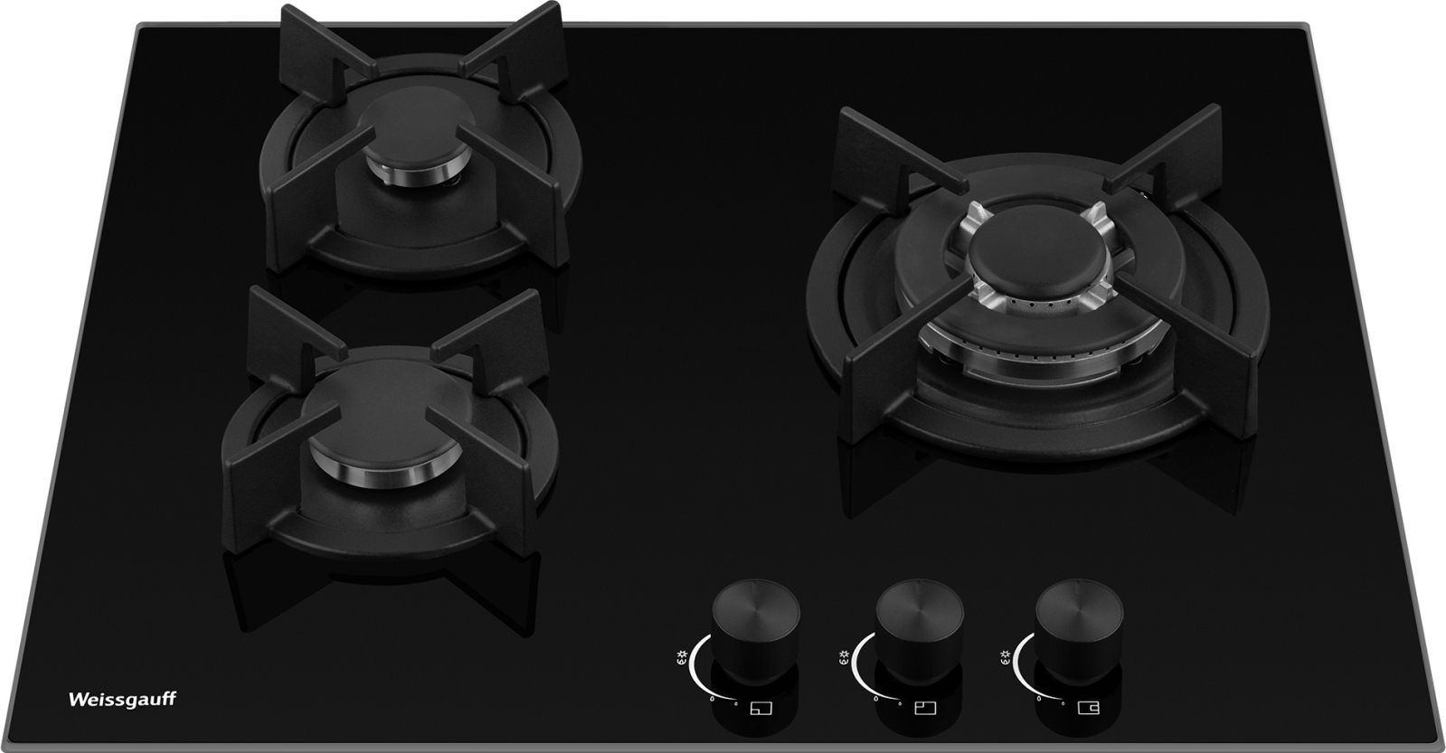 картинка Газовая варочная панель Weissgauff HGG 631 BG 