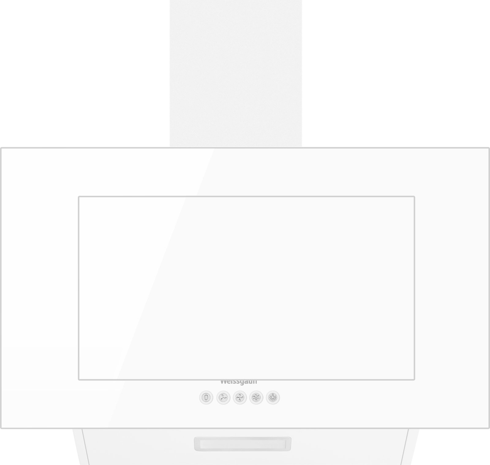 картинка Кухонная вытяжка Weissgauff Zaurak 60 PB WH 