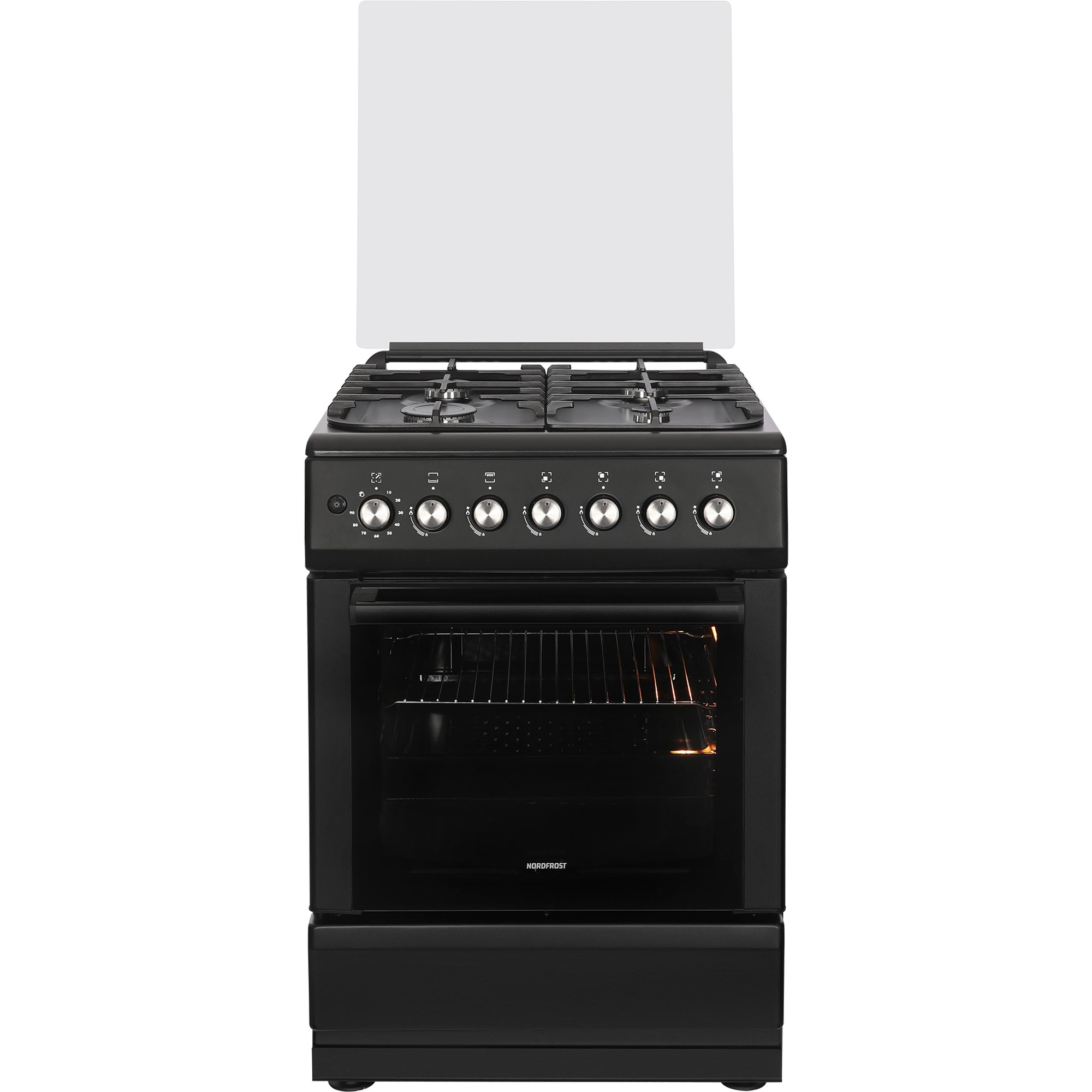 картинка Газовая кухонная плита Nordfrost GG 6062 B  картинка Газовая кухонная плита Nordfrost GG 6062 B