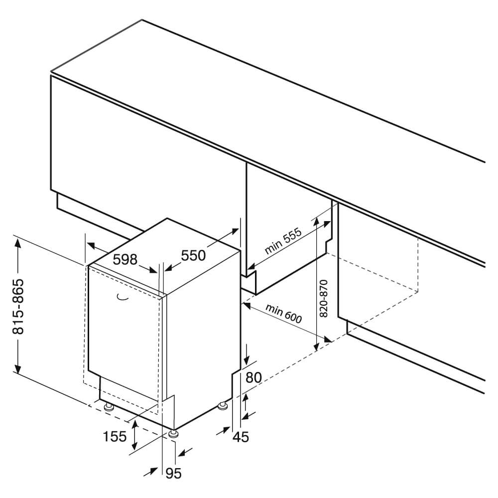 картинка Посудомоечная машина Krona KAMAYA 60 BI V2 
