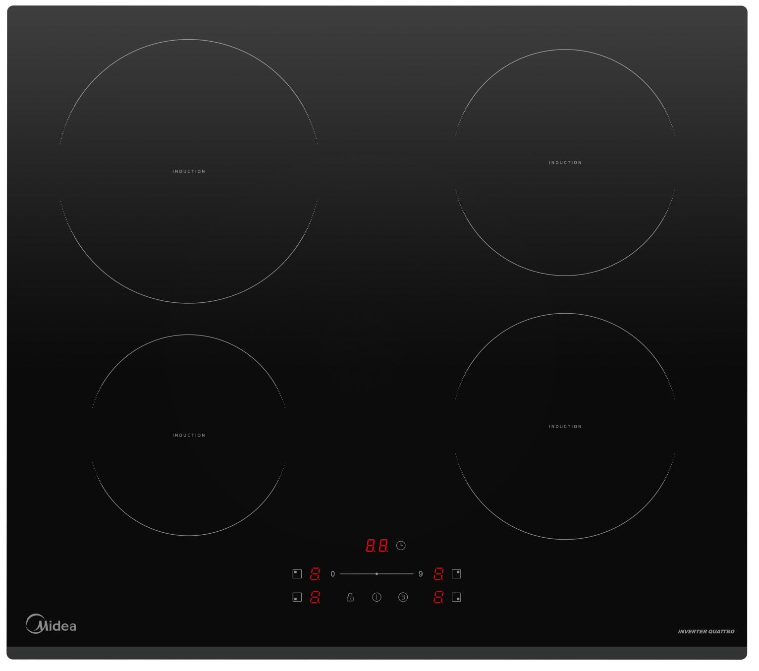 картинка Индукционная варочная панель Midea MIH64707F  картинка Индукционная варочная панель Midea MIH64707F