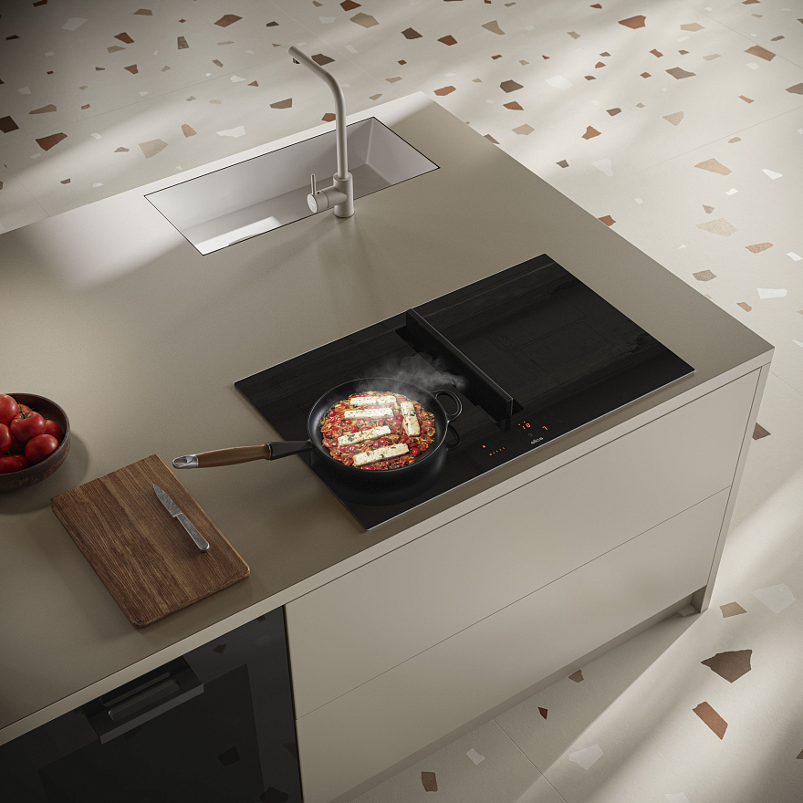 картинка Варочная панель с вытяжкой Elica VELVET BL/A/72  картинка Варочная панель с вытяжкой Elica VELVET BL/A/72