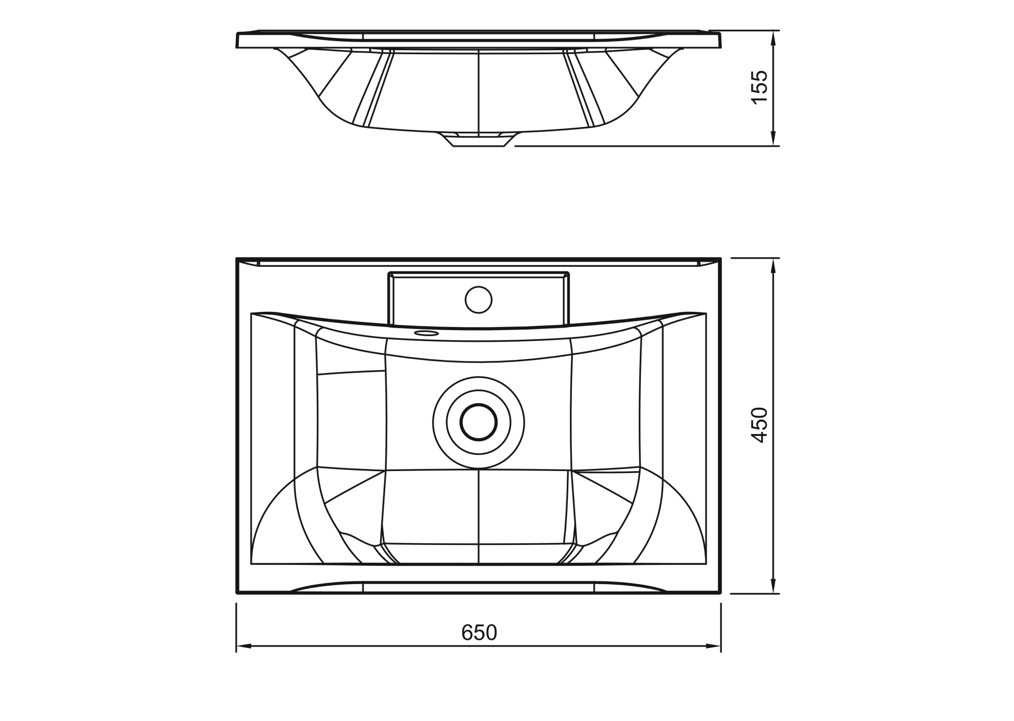 картинка Раковина Florentina Прима 650 
