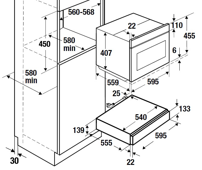 картинка Ящик для вакуумирования Kuppersbusch CSV 6800.0 W4 Gold 