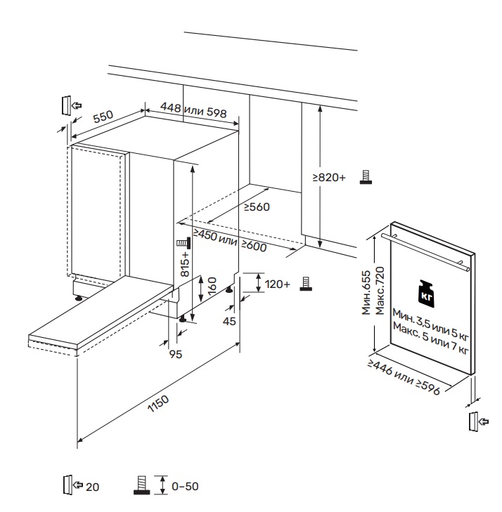 картинка Посудомоечная машина Kuppersberg GLM 4581 