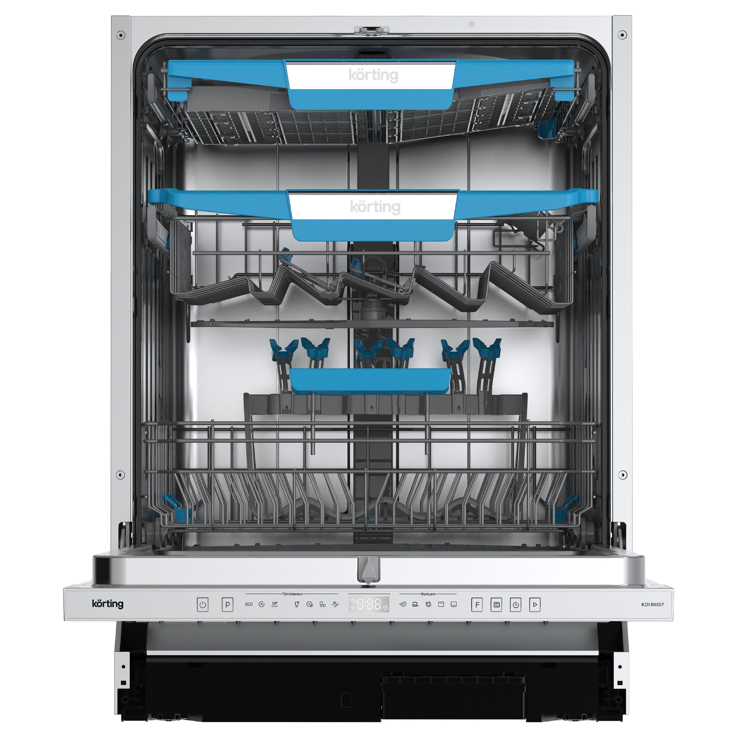 картинка Посудомоечная машина Korting KDI 60557  картинка Посудомоечная машина Korting KDI 60557