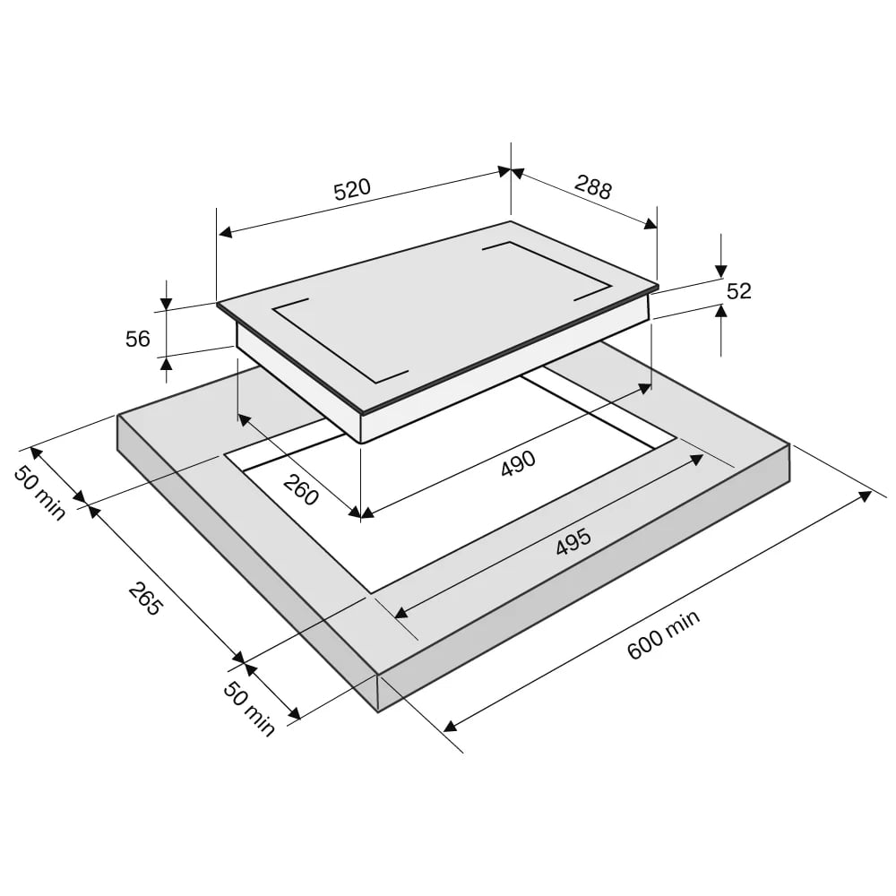 картинка Индукционная варочная панель Krona MYSTERIUM max ih 30 GR 