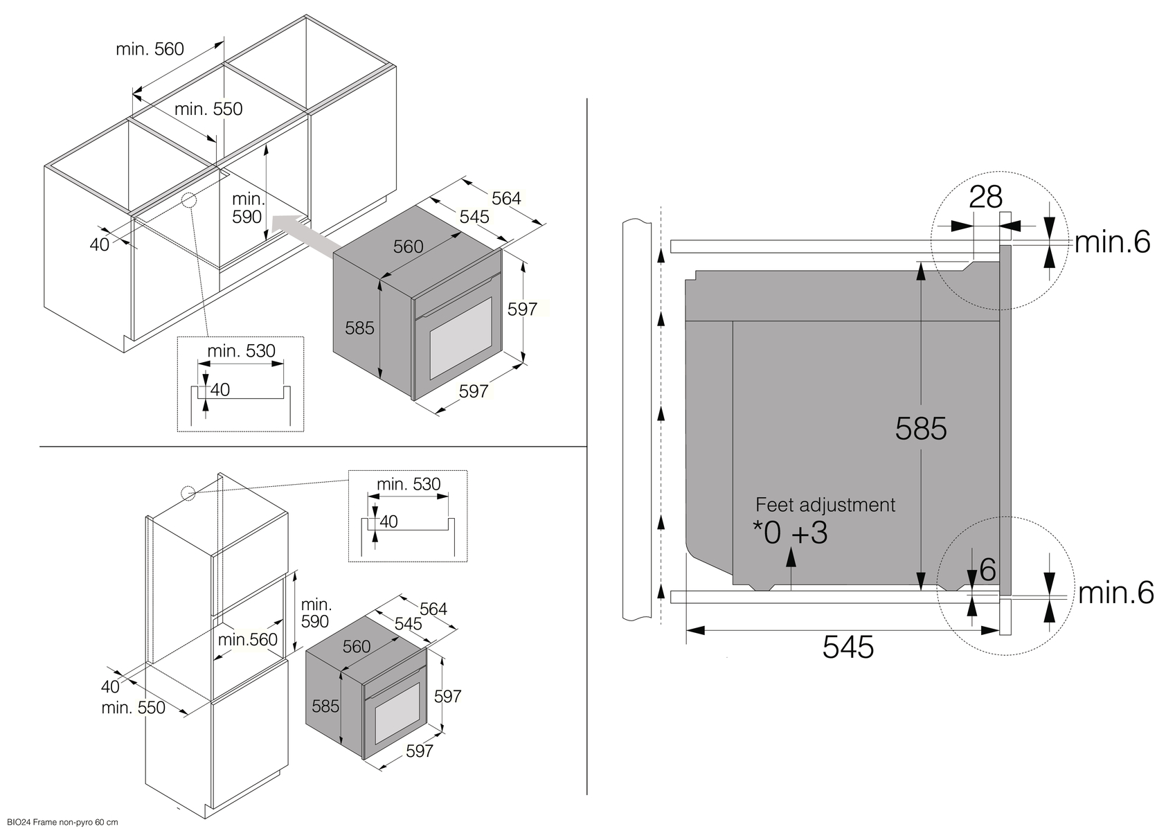 картинка Электрический духовой шкаф с функцией СВЧ Asko OCM66GSH графит 