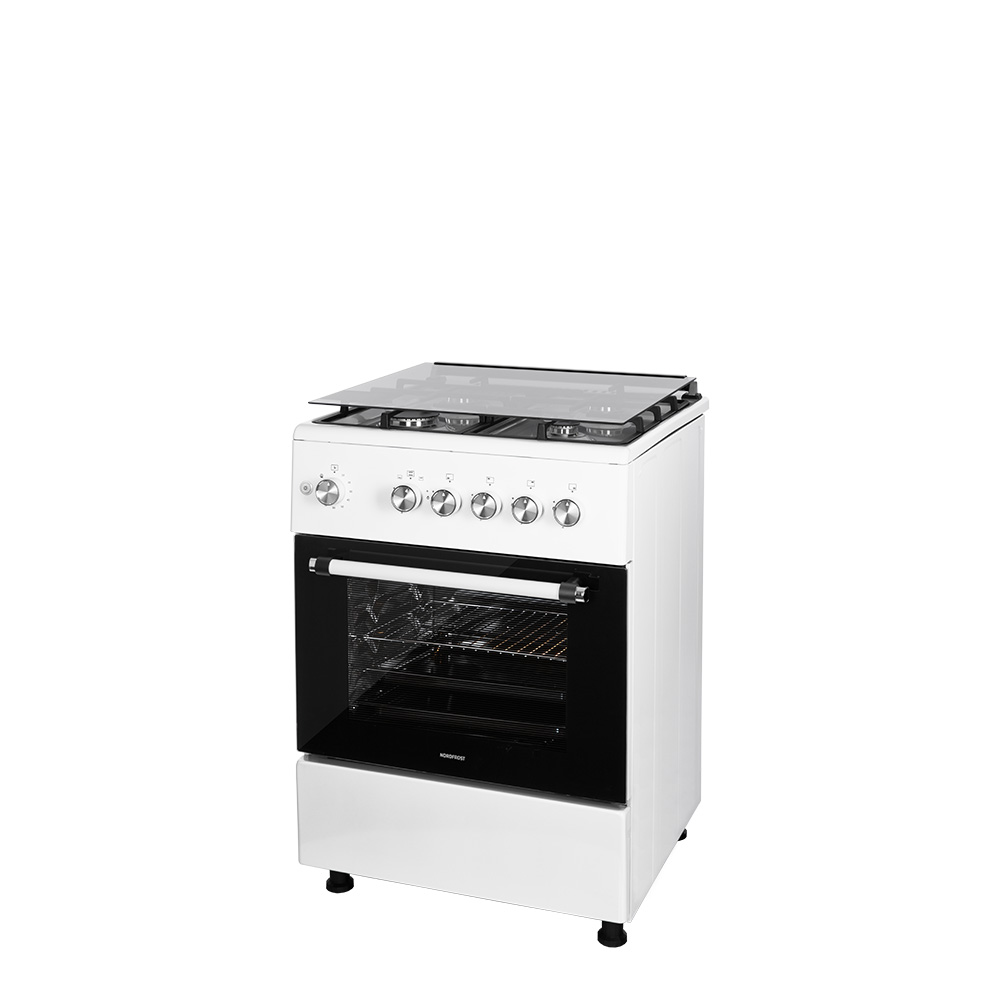 картинка Газовая кухонная плита Nordfrost GG 6064 W  картинка Газовая кухонная плита Nordfrost GG 6064 W