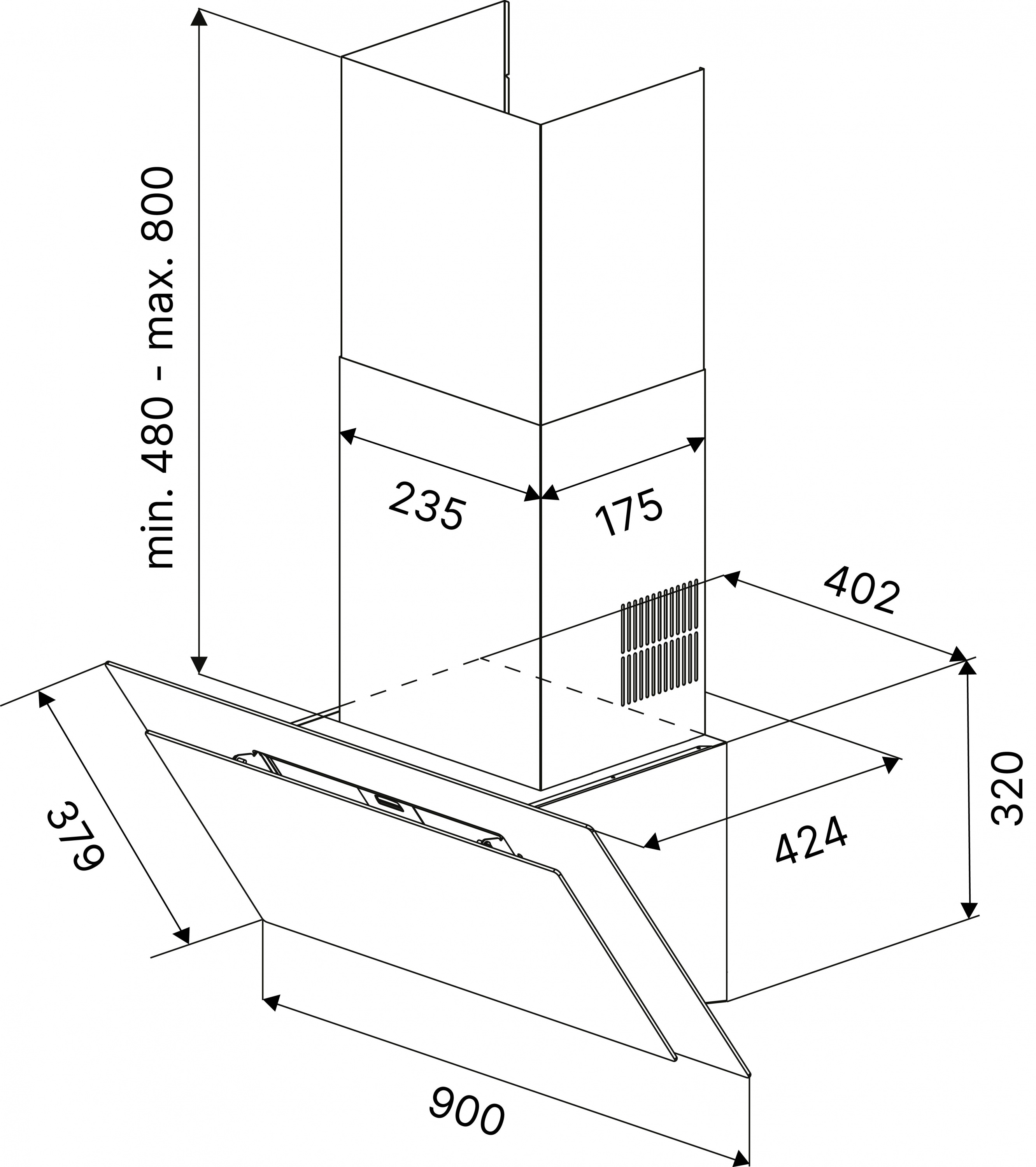 картинка Кухонная вытяжка Kuppersbusch DW 9250.0 S 