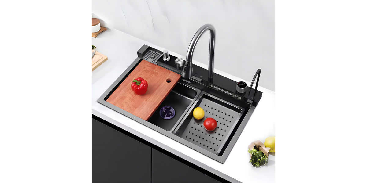 картинка Кухонная мойка Premial FLAGMAN GRAPHIT PRODIGY 7545 комплект 