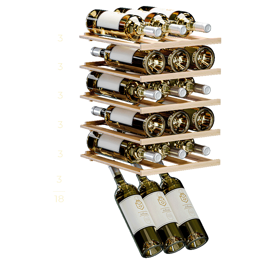 картинка Отдельностоящий винный шкаф Meyvel MV18-KBF1 