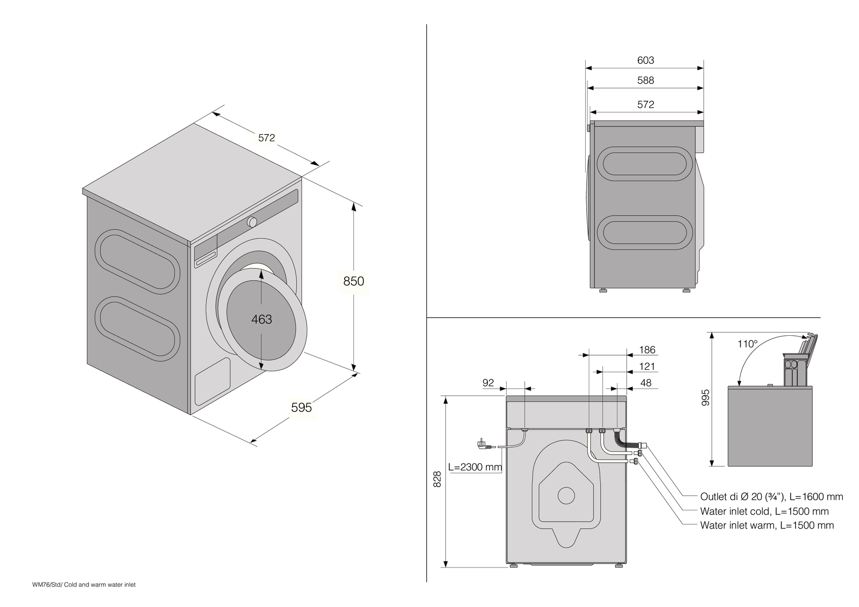 картинка Комплект Asko Style+ 2 (W7096XG + T709HUG) 