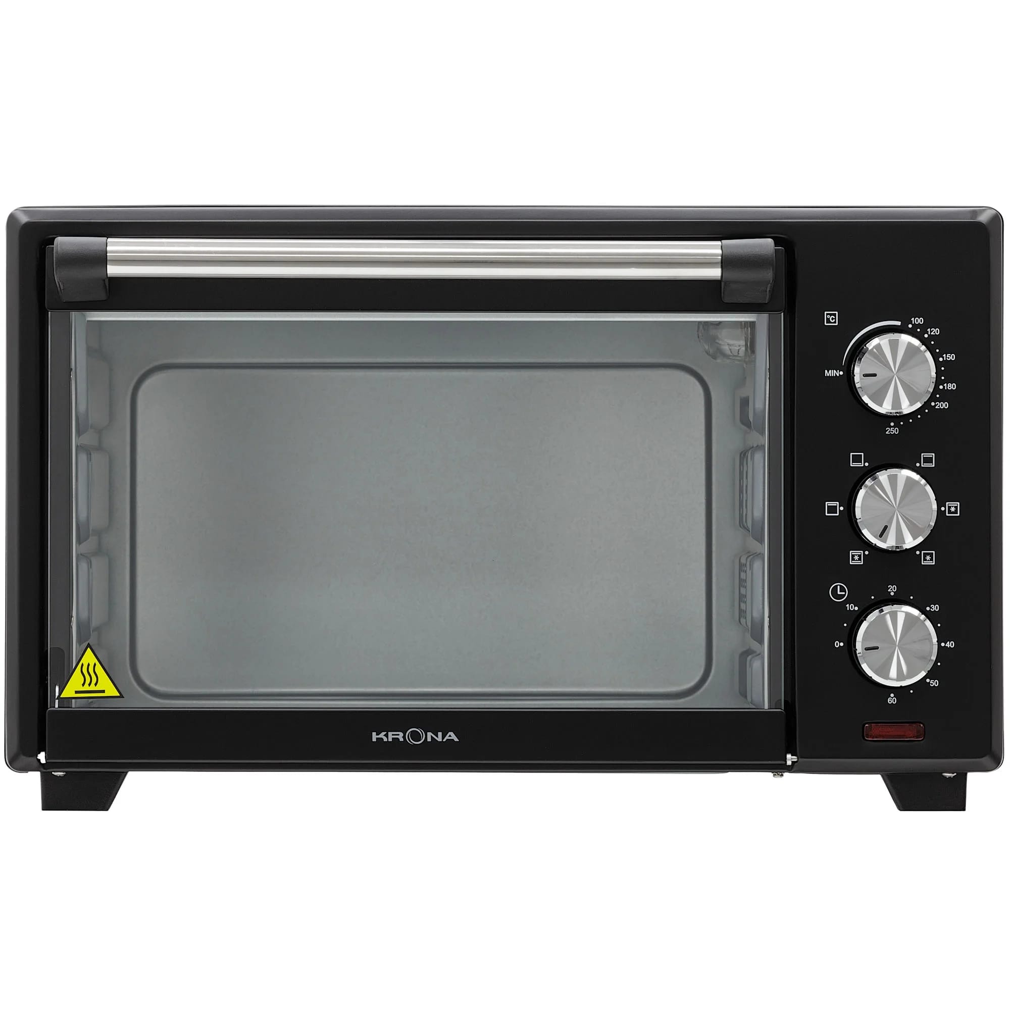 картинка Мини-печь Krona OFEN 28 BL черная  картинка Мини-печь Krona OFEN 28 BL черная