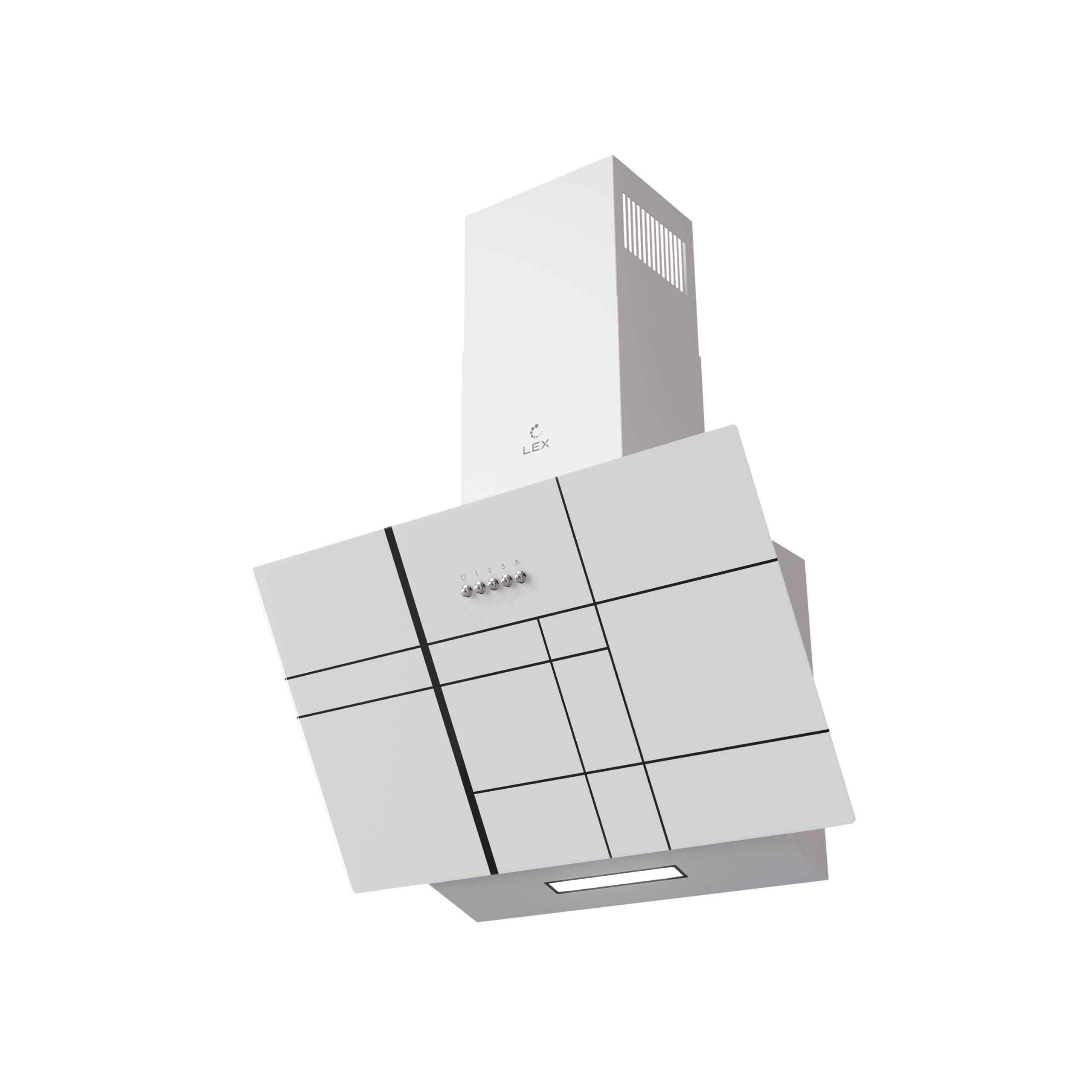 картинка |Discount| Кухонная вытяжка Lex MOZA 600 R1 WHITE 