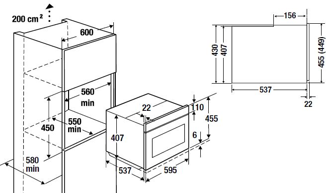 картинка Микроволновая печь Kuppersbusch CM 6330.0 S1 STAINLESS STEEL 