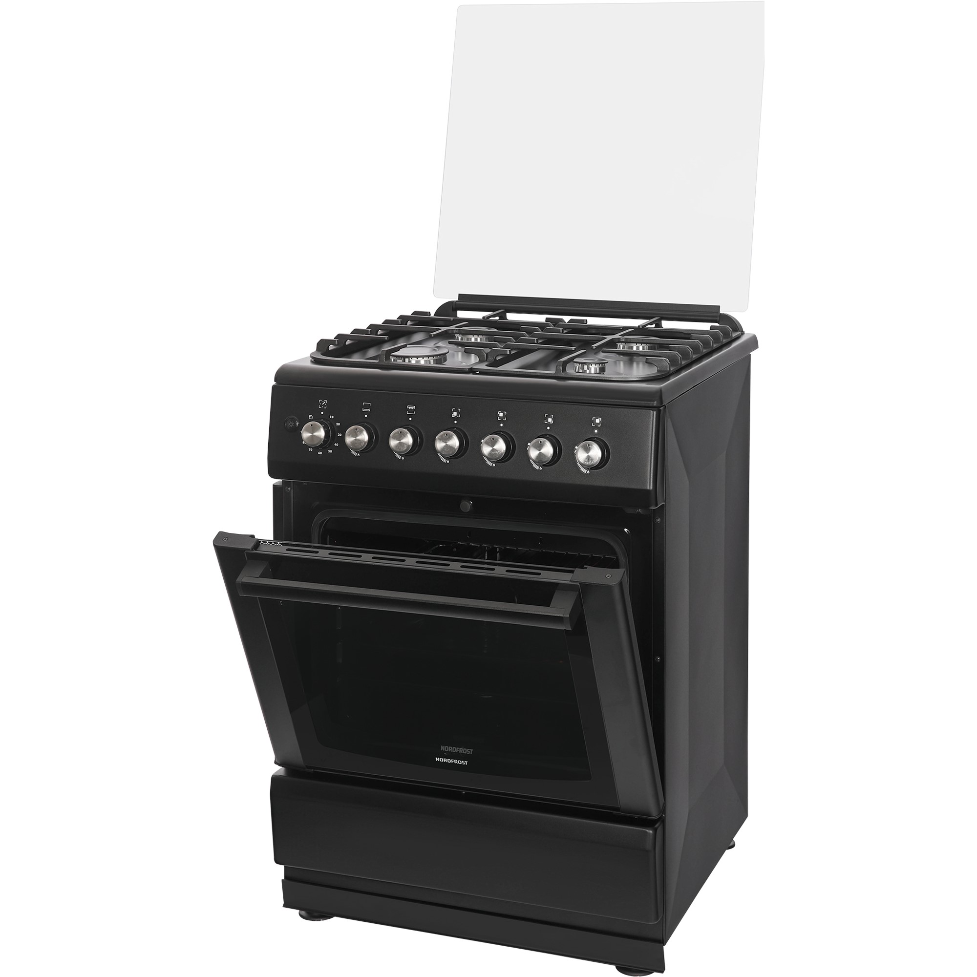 картинка Газовая кухонная плита Nordfrost GG 6062 B  картинка Газовая кухонная плита Nordfrost GG 6062 B