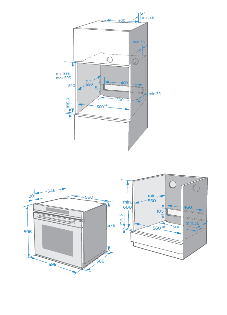 картинка Электрический духовой шкаф Weissgauff EOM 791 SDB 
