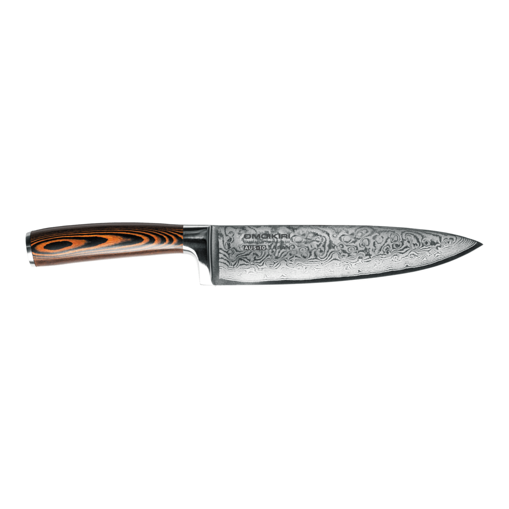 картинка Нож "Шеф" Omoikiri Damascus Suminagashi  картинка Нож "Шеф" Omoikiri Damascus Suminagashi
