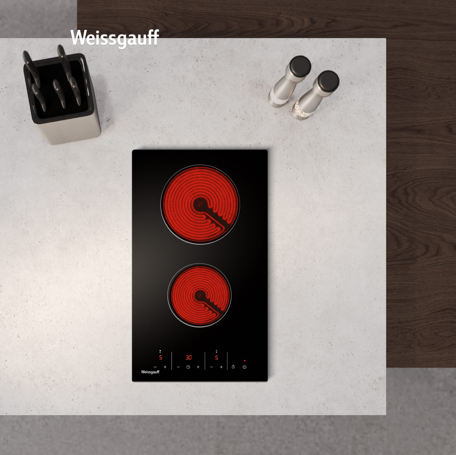 картинка Электрическая варочная панель Weissgauff HV 32 BM 