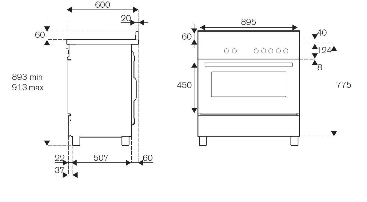 картинка Комбинированная кухонная плита Bertazzoni PRO95I1ENET чёрная 