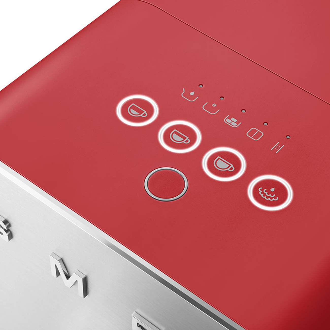 картинка Кофемашина Smeg BCC02RDMEU красный матовый  картинка Кофемашина Smeg BCC02RDMEU красный матовый
