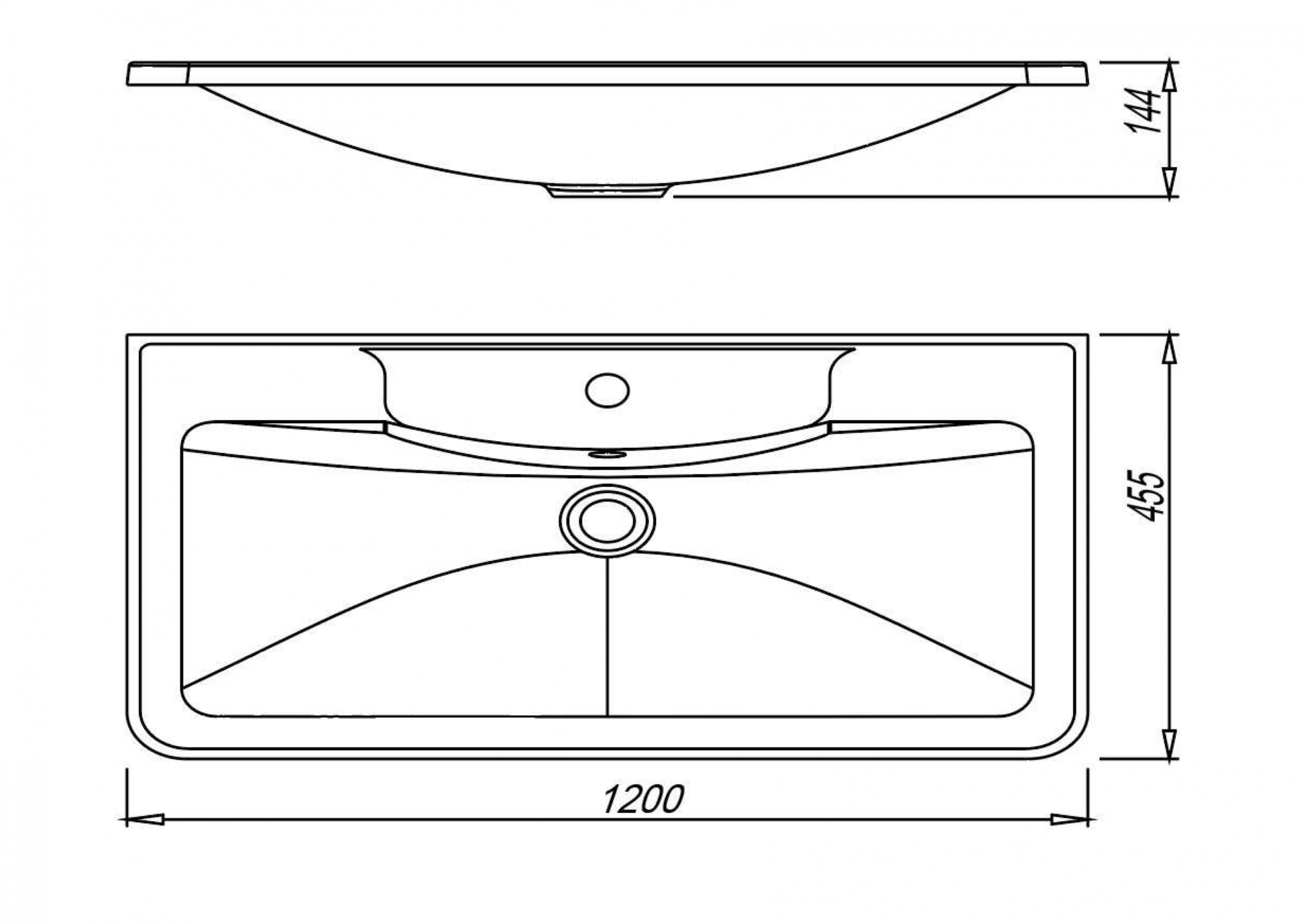 картинка Раковина Florentina АЛЛЕГРО 1200 