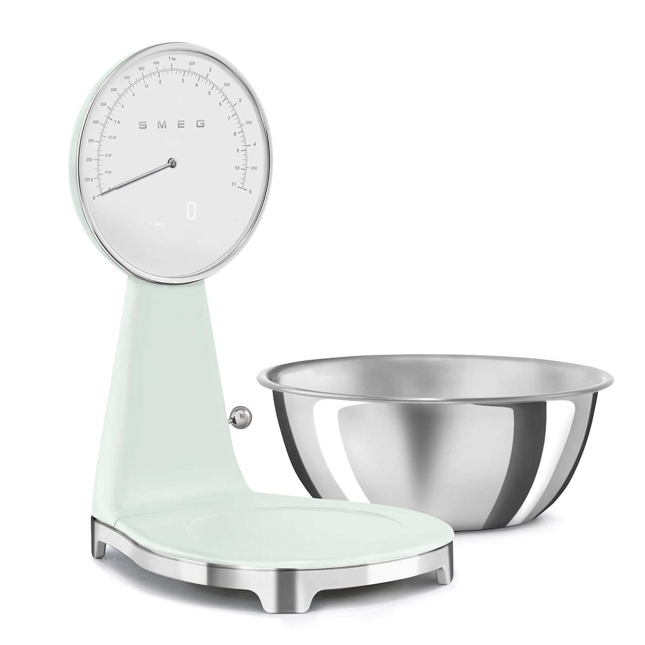картинка Кухонные весы Smeg KSF01PBWW  картинка Кухонные весы Smeg KSF01PBWW