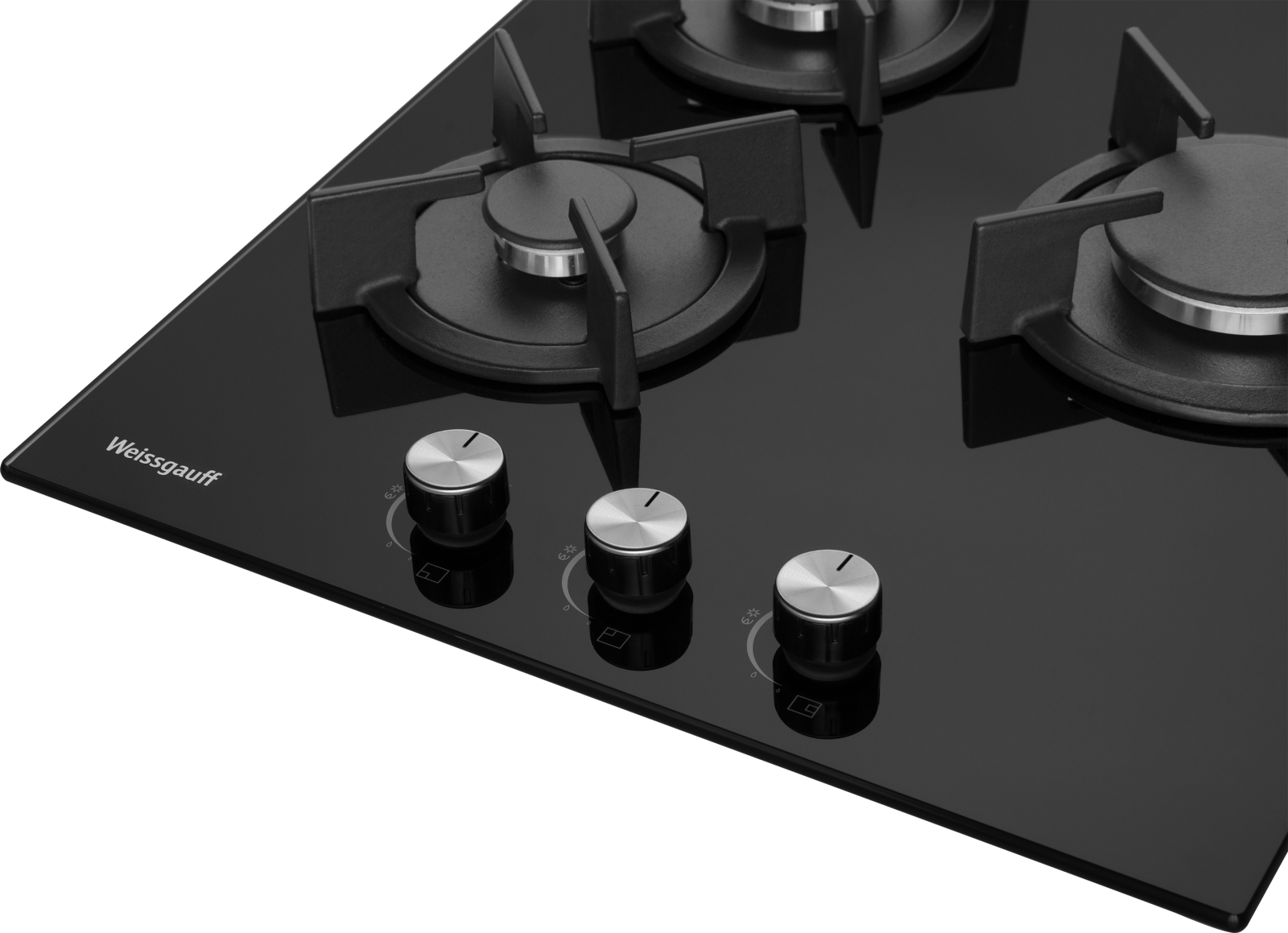 картинка Газовая варочная панель Weissgauff HG 430 BGH 