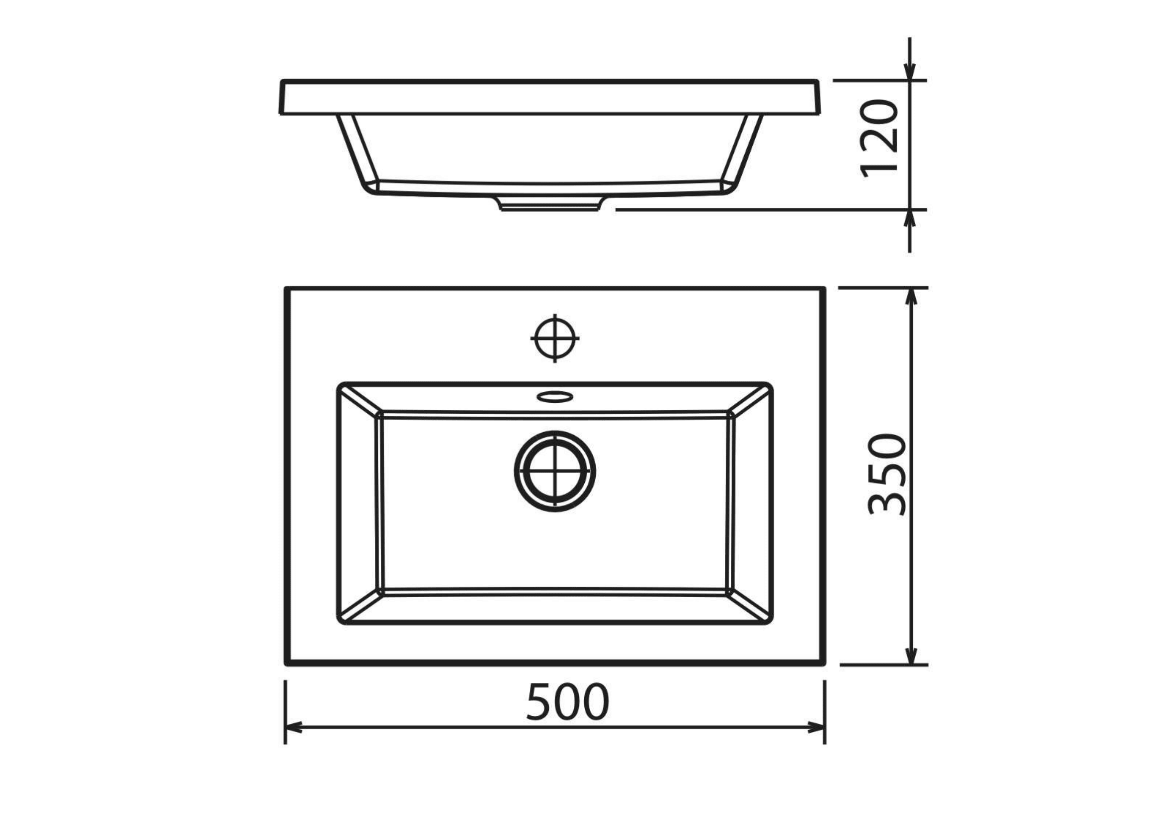 картинка Раковина Florentina Анита 500 