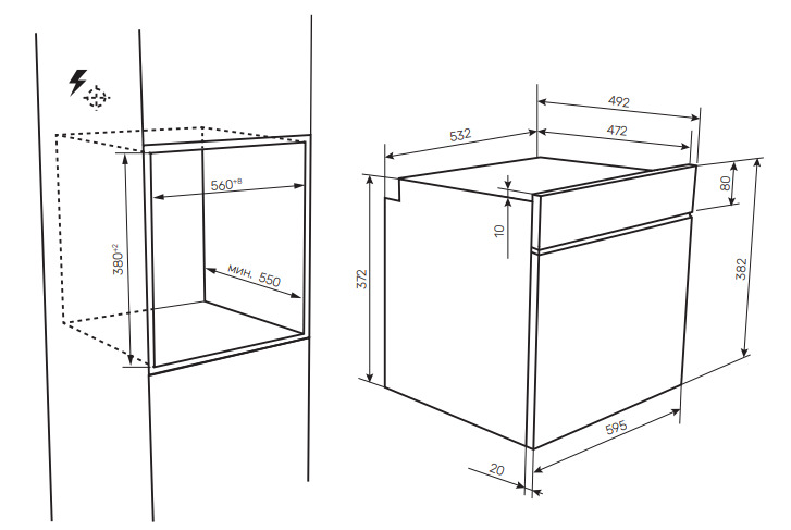 картинка Микроволновая печь Kuppersberg HMW 611 BB 
