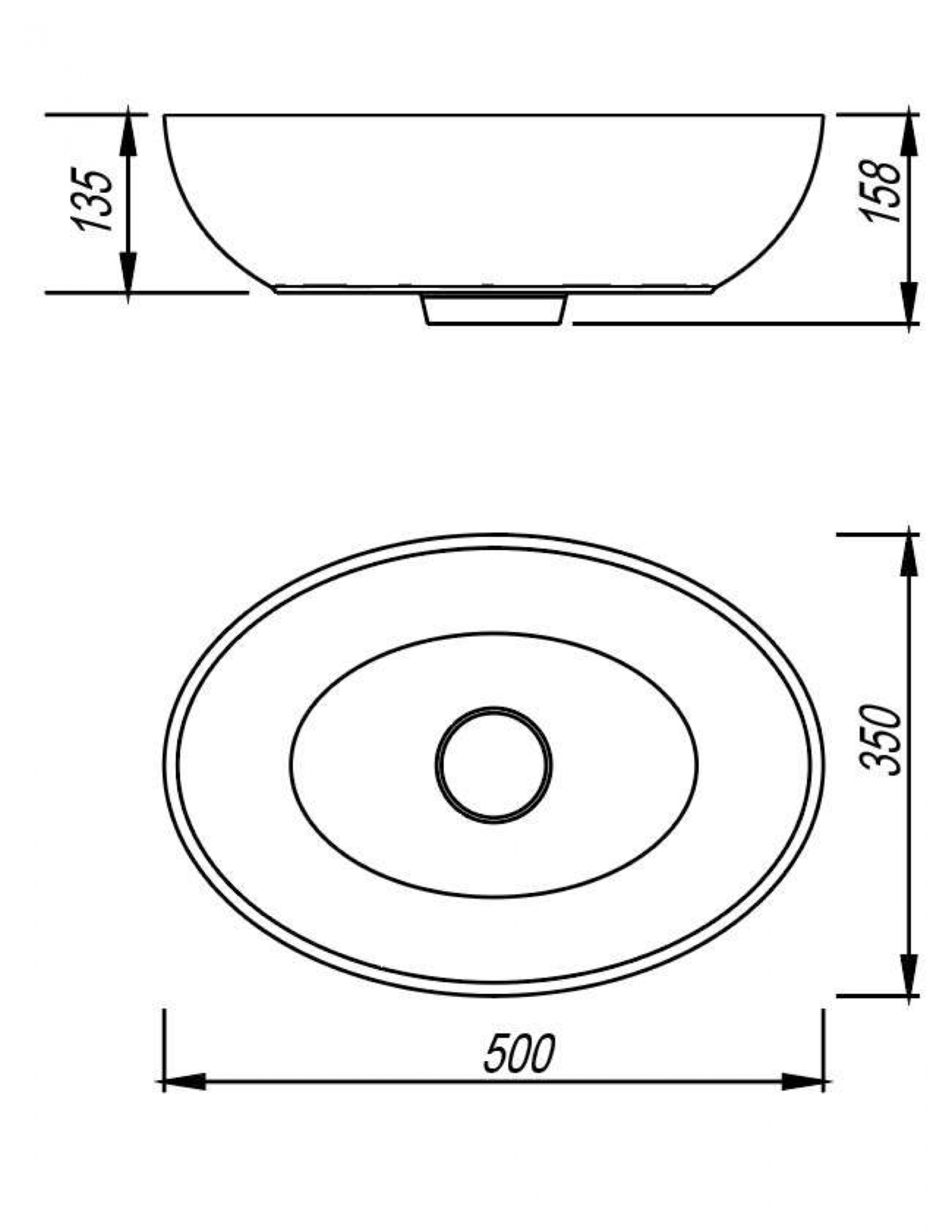картинка Раковина Florentina ОЛИВА 5035 