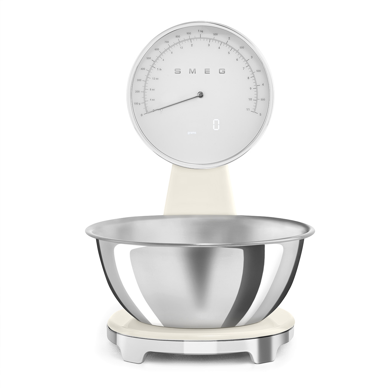 картинка Кухонные весы Smeg KSF01CRWW  картинка Кухонные весы Smeg KSF01CRWW