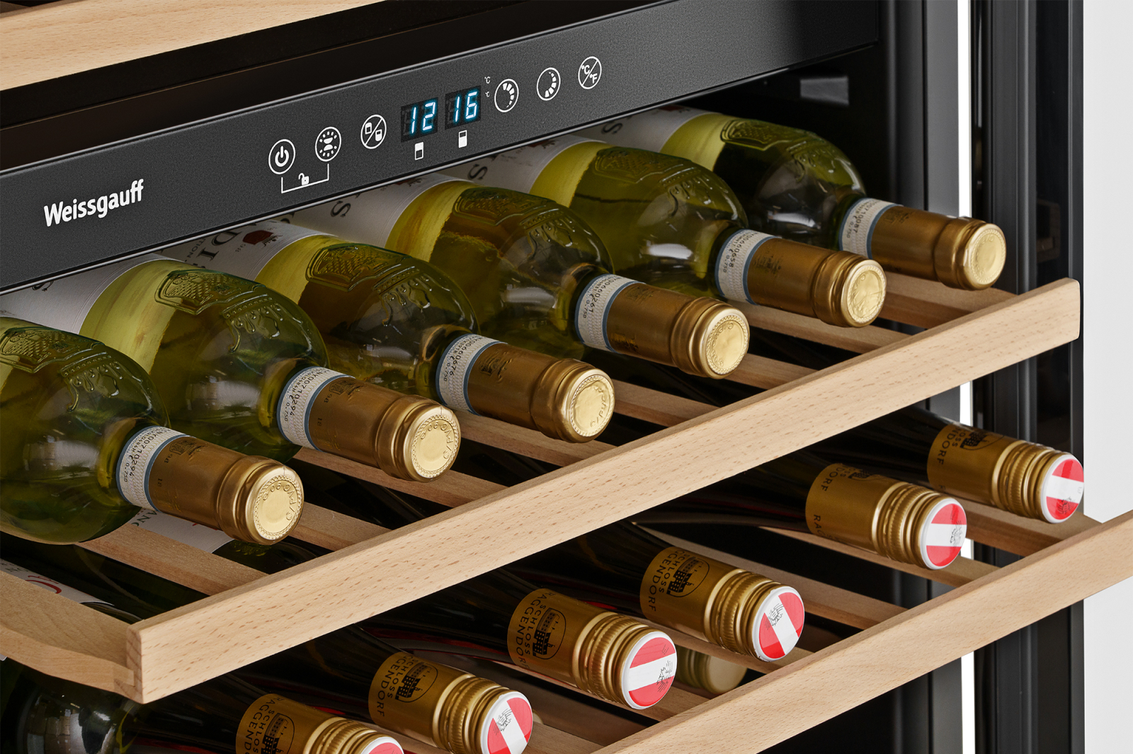 картинка Комбинированный винный шкаф Weissgauff WWC-46 DB DualZone 
