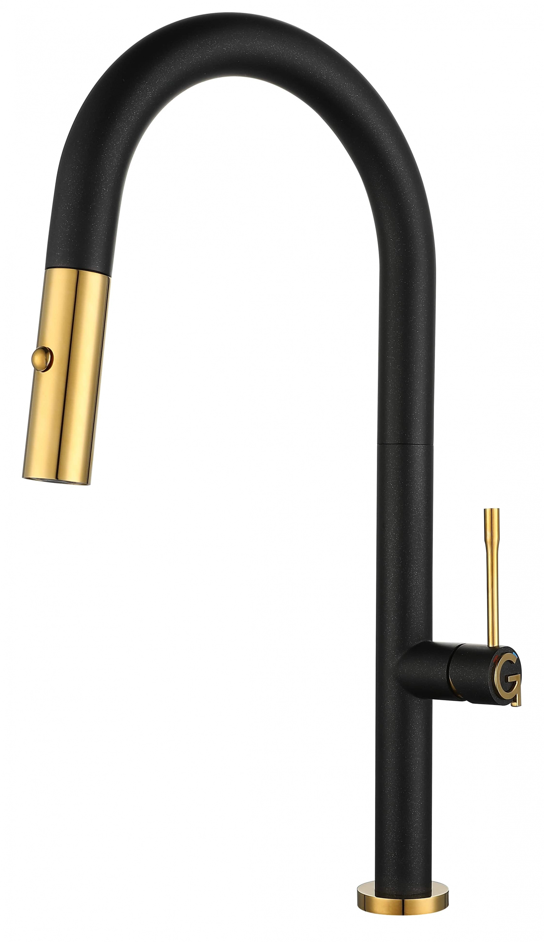 картинка |Discount| Смеситель Rivelato Asti 3972500 antracite/oro 