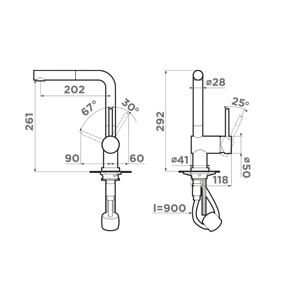 картинка Смеситель Omoikiri AKASHI-S-WH белый 
